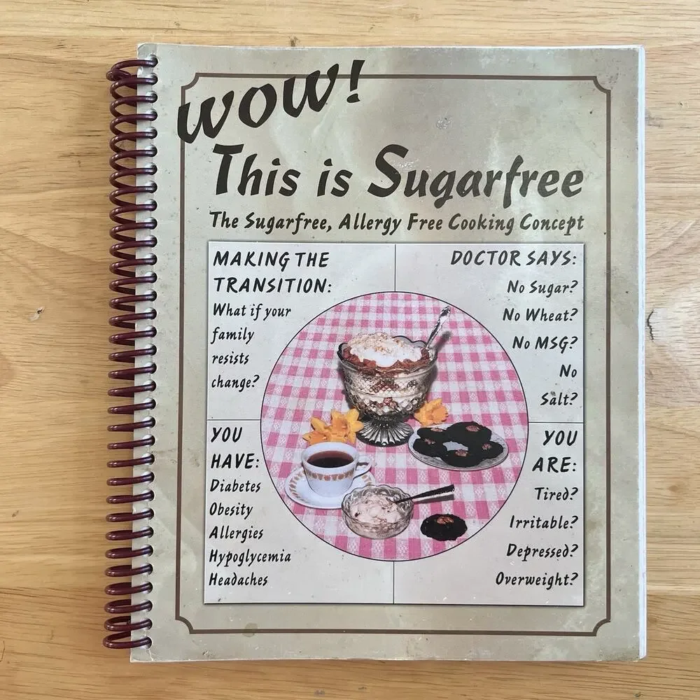Wow This Is Sugarfree And Low Cholesterol Cookbook Amish Allergy Free Cooking